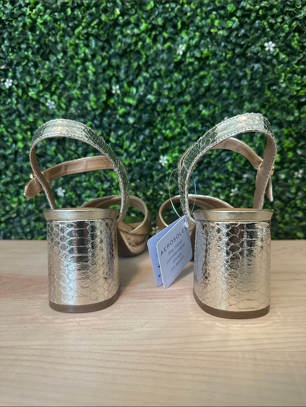 Aerosols Cosmos Platform Sandals #14 - Picture 5 of 7